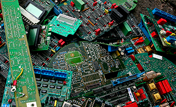 Утилизация плат и радиодеталей